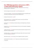 BSN 7000 Final Exam Review 2025&sol;2026&colon; 100&percnt; Verified Questions and Answers &ndash; Complete Case Study-Based Nursing Guide for Success in Advanced Clinical Practice