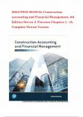 SOLUTION MANUAL Construction accounting and Financial Management&comma; 4th Edition Steven J&period; Peterson Chapters 1 - 18&comma; Complete Newest Version&period;pdf