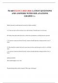 NS 660 EXAM 2 &lpar;2025-2026&rpar; LATEST QUESTIONS AND ANSWERS WITH EXPLANATIONS  GRADED A&plus;