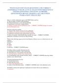 WESTCOAST EMT EXAM QUESTIONS AND CORRECT ANSWERS&vert;ACCURATE ACTUAL EXAM WITH FREQUENTLY TESTED QUESTIONS AND STUDY GUIDE&vert;500&plus; QUESTIONS&vert;ALREADY GRADED A&plus;&vert;GUARANTEED PASS&vert;LATEST UPDATE 2025&period;
