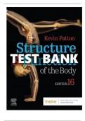 TEST BANK FOR Structure & Function of the Body  16th Edition by Kevin T&period; Patton &comma; Gary A&period; Thibodeau ISBN&colon;978-0323597791 ALL CHAPTERS COVERED YOUR ULTIMATE GUIDE 100&percnt; VERIFIED CERTIFIED PASS&excl;&excl;&excl;&excl;&excl;&excl;&excl;&excl;&excl;A&plus; GRADE ASSURED&excl;&excl;&excl;&excl;&excl;  
