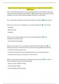 Guidewire Associate Analyst Exam Questions and Answers &vert;Complete Solutions Graded A&plus;  &vert;100&percnt; Correct 