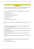 Guidewire Associate Exam Questions and Answers &vert;Complete Solutions Graded  A&plus; &vert;100&percnt; Correct 