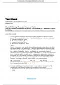 Fundamentals of Nursing 2nd Edition Test Bank