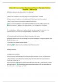 Indiana Life Insurance Exam Questions and Answers &vert;Complete Solutions  Graded A&plus; &vert;100&percnt; Correct 