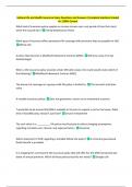 Indiana Life and Health Insurance Exam Questions and Answers &vert;Complete Solutions Graded  A&plus; &vert;100&percnt; Correct 