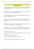 Indiana Life & Health Insurance Exam Review Questions and Answers &vert;Complete Solutions  Graded A&plus; &vert;100&percnt; Correct