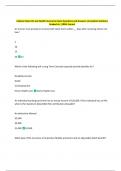 Indiana State Life and Health Insurance Exam Questions and Answers &vert;Complete Solutions  Graded A&plus; &vert;100&percnt; Correct 