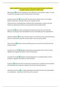 BUNDLE-&colon;&colon;Indiana Life & Health Insurance Exams with Verified Solutions&vert;Latest Update