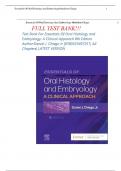 Test Bank For Essentials Of Oral Histology and Embryology&colon; A Clinical Approach 6th Edition Author&colon;Daniel J&period; Chiego Jr &vert;9780323497251&vert; All Chapters&vert; LATEST VERSION