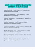 NRNP 6645 MIDTERM EXAM WITH CORRECT ANSWERS 2025