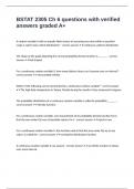 BSTAT 2305 Ch 6 questions with verified answers graded A&plus;