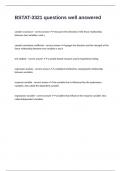 BSTAT-3321 questions well answered