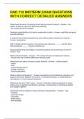 RAD 112 MIDTERM EXAM QUESTIONS WITH CORRECT DETAILED ANSWERS 