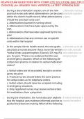 RExPN EXAM QUESTIONS WITH COMPLETE SOLUTION&rpar; &lpar;MULTIPLE CHOICES&rpar; &lpar;A&plus; GRADED 100&percnt; VERIFIED&rpar; LATEST VERSION 2025