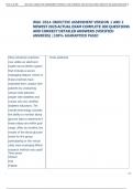 Exam &lpar;elaborations&rpar; WGU D514  