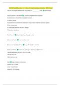 STA 261 Exam 2 Questions and Answers &vert;Complete Solutions Graded A&plus; &vert;100&percnt; Correct 