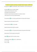 STA 261 Exam 1 Questions and Answers &vert;Complete Solutions Graded A&plus; &vert;100&percnt; Correct 