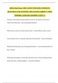 EDDA Final Exam &vert; 2025 LATEST UPDATED&vert; COMPLETE QUESTIONS AND ANSWERS &vert; 100&percnt; RATED CORRECT &vert; 100&percnt; VERFIED &vert; ALREADY GRADED A&plus;&vert;GET A&plus;