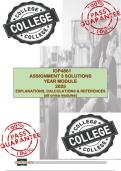 IOP4861 Assignment 3&lpar;QUESTIONS & ANSWERS&rpar; Year Module - 2025