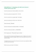 NRSG 2630 Exam 5 &ndash; Hematology with 100&percnt; Correct Answers &vert; Verified &vert;Latest version 2025