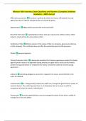 Missouri title insurance Exam Questions and Answers &vert;Complete Solutions  Graded A&plus; &vert;100&percnt; Correct 