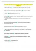 Missouri Life and Health Insurance Exam Questions and Answers &vert;Complete Solutions Graded  A&plus; &vert;100&percnt; Correct