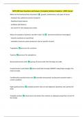 NUTR 280 Exam Questions and Answers &vert;Complete Solutions Graded A&plus; &vert;100&percnt; Correct