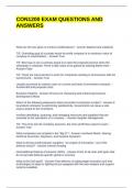 CON1200 EXAM QUESTIONS AND ANSWERS