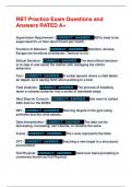 RBT Practice Exam Questions and  Answers RATED A&plus;
