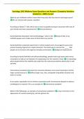 Sociology 1301 Midterm Exam Questions and Answers &vert;Complete Solutions  Graded A&plus; &vert;100&percnt; Correct 