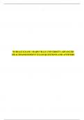 NURS 612 EXAM 1 MARYVILLE UNIVERSITY ADVANCED HEALTHASSESSMENT EXAM