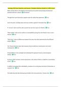 Sociology 1301 Exam Questions and Answers &vert;Complete Solutions Graded A&plus; &vert;100&percnt; Correct