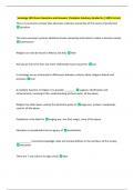 BUNDLE-&colon;&colon;Sociology 1301 Exams with Verified Solutions&vert;Latest Update