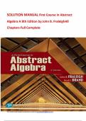SOLUTION MANUAL First Course in Abstract Algebra A 8th Edition by John B&period; FraleighAll Chapters Full Complete&lowbar;compressed &lpar;1&rpar;&period;pdf