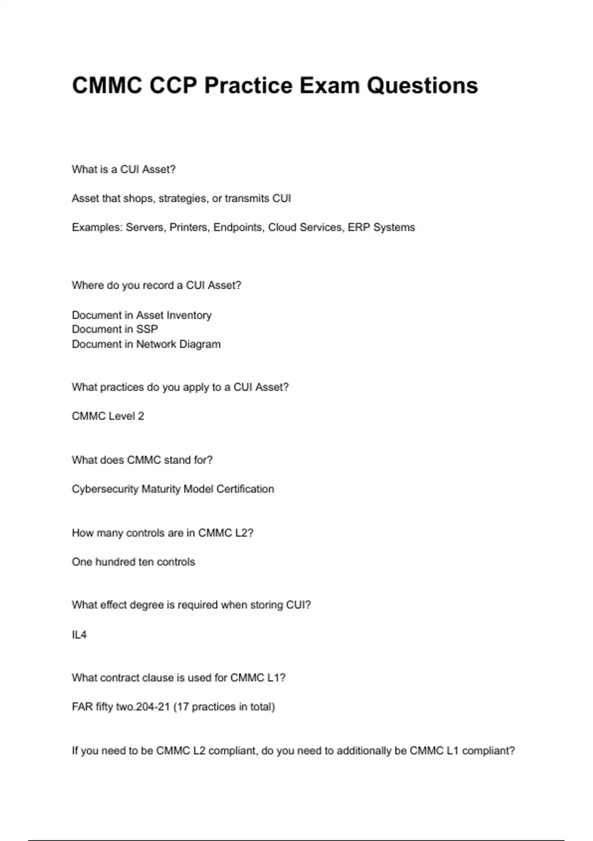 Sample Ccmg Test Example CMMC CCP Practice Exam Questions NEWEST 2025/2026 ACTUAL EXAM COMPLETE ...