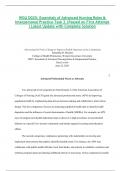 WGU D025&colon; Essentials of Advanced Nursing Roles & Interpersonal Practice Task 2 &vert;Passed on First Attempt &vert;Latest Update with Complete Solution