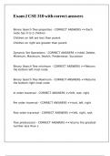 Exam 2 CSE 310 with correct answers