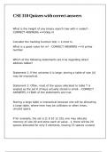CSE 310 Quizzes with correct answers&period;