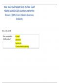 WGU D027 STUDY GUIDE TASKS  ACTUAL  EXAM NEWEST VERSION 2025 Questions and Verified  Answers &vert; 100&percnt; Correct&period; Western Governors University