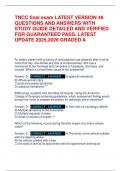 BUNDLE FOR TNCC FULL SOLUTION PACK&lpar;ALL TNCC EXAMSAND STUDY QUESTIONSARE HERE &comma;ALL ANSWERED CORRECTLY LATEST UPDATED JUNE 2023&rpar;TEST BANK WITH DEFARENT VERSIONS