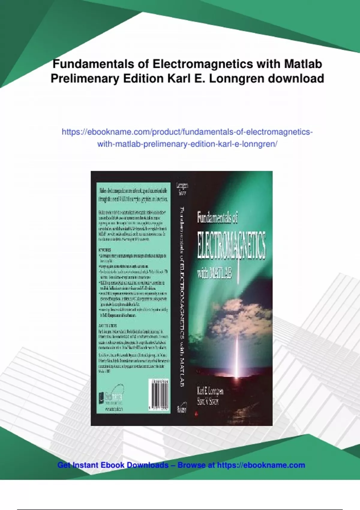 Summary Fundamentals of with Matlab Prelimenary