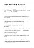 Barber Practice State Board Exam NEWEST 2025&sol;2026 ACTUAL EXAM COMPLETE QUESTIONS AND CORRECT DETAILED ANSWERS &lpar;VERIFIED ANSWERS&rpar; &vert;ALREADY GRADED A&plus;&vert;&vert;BRAND NEW&excl;&excl;