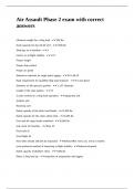 Air Assault Phase 2 exam with correct answers&period;