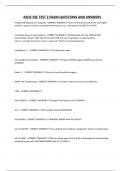 ASOC IQC TEST 2 EXAM QUESTIONS AND ANSWERS