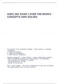 AGEC 340&comma; Exam 1 Over the Books Concepts 100- solved