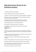 State Board Exam Review for the Esthetician Student NEWEST 2025&sol;2026 ACTUAL EXAM COMPLETE QUESTIONS AND CORRECT DETAILED ANSWERS &lpar;VERIFIED ANSWERS&rpar; &vert;ALREADY GRADED A&plus;&vert;&vert;BRAND NEW&excl;&excl;