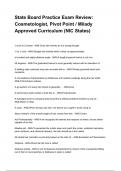 State Board Practice Exam Review&colon; Cosmetologist&comma; Pivot Point &sol; Milady Approved Curriculum &lpar;NIC States&rpar; NEWEST 2025&sol;2026 ACTUAL EXAM COMPLETE QUESTIONS AND CORRECT DETAILED ANSWERS &lpar;VERIFIED ANSWERS&rpar; &vert;ALREADY GRADED A&plus;&vert;&vert;BRAND NEW&excl;&excl;