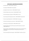 CHPN EXAM 1 QUESTIONS AND ANSWERS