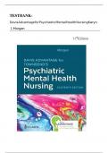 Test Bank for Davis Advantage for Townsend's Psychiatric Mental Health Nursing&comma; 11th Edition by Karyn I&period; Morgan All Chapters included LATEST UPDATER&vert;COMPLETE SOLUTION&vert;GRADE A&plus;&period;